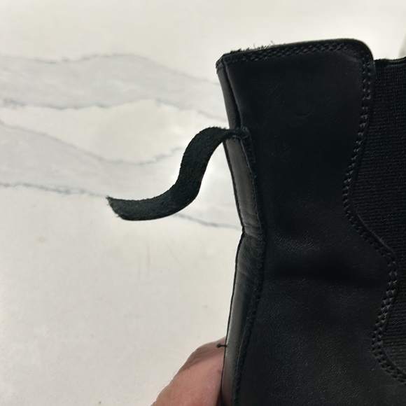 Italian Black Leather Chelsea Cowboy Ankle Boot - Picture 15 of 15